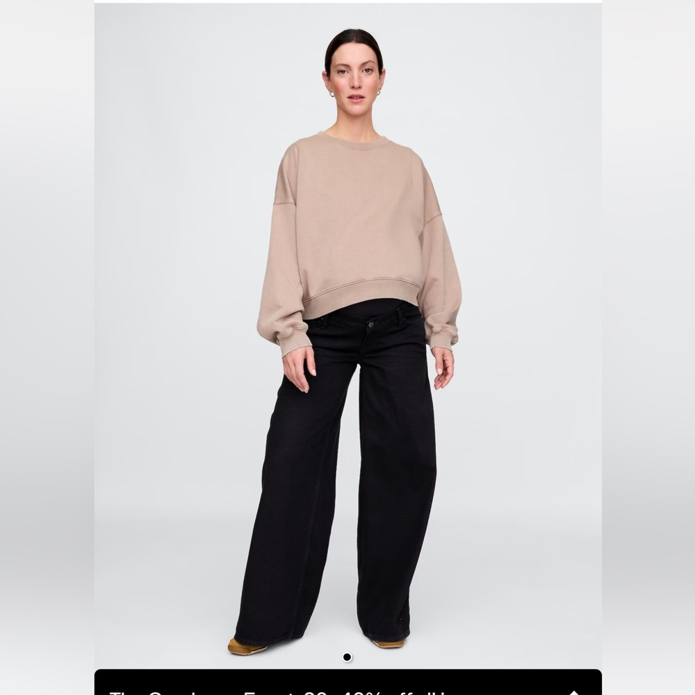 GAP Wide Leg Jeans in Black